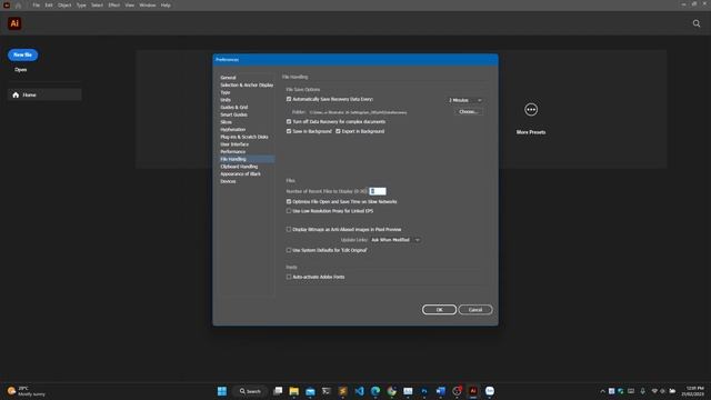 Hướng Dẫn Xoá File Mở Gần Đây Trong Illustrator