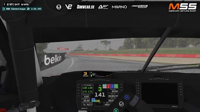 iRacing Onboard – BMW M4 GT3 on Bathurst – [MSS] 24S2 смотреть онлайн