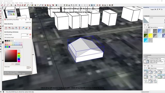 QUICK BUILDING MODELS for Site Context with SketchOSM for SketchUp смотреть онлайн