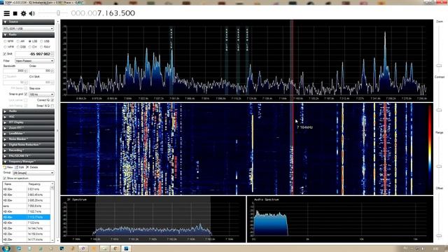 40 метров SDRSharp + RTL2832U R820T смотреть онлайн