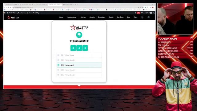All Star Prizes - 3 Car Draw смотреть онлайн