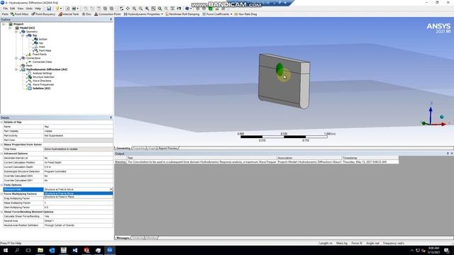 How to use ANSYS AQWA for an Oscillating Wave Surge Converter - Part 4 - Point Mass Location смотреть онлайн