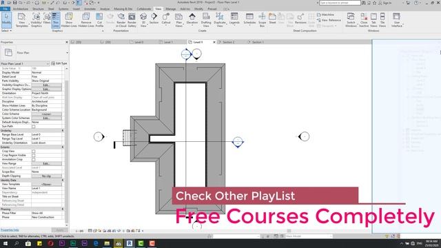 Revit Architecture 2019 Free Course A to Z-05 Customizing the user interface смотреть онлайн