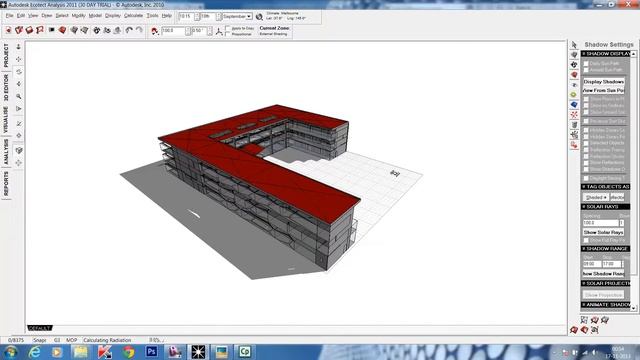 Ecotect Solar Radiation Analysis смотреть онлайн