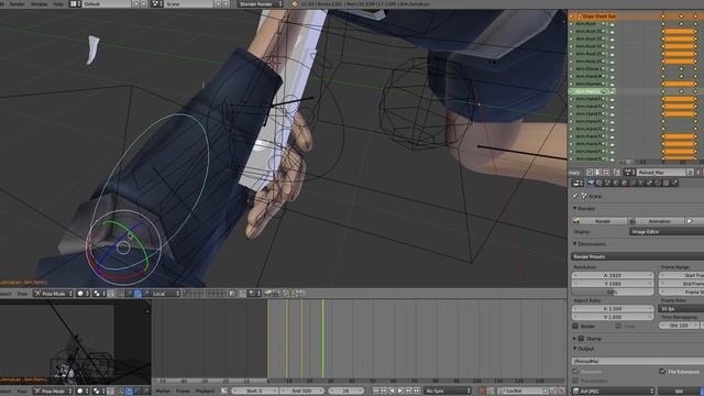 FPS Weapon animating in blender [Basic version] смотреть онлайн