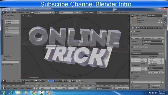 Blender Intro Templates 2016 Free Download #26 смотреть онлайн