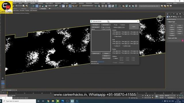 How to scatter the leaves on to the Road in vray 3ds max in HINDI | Career hacks | Atul Rankawat смотреть онлайн
