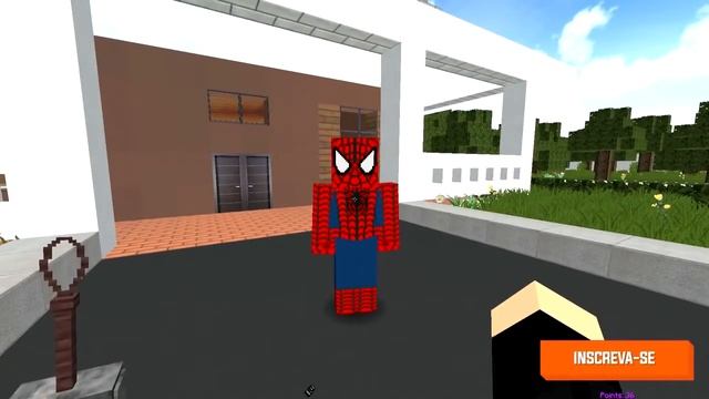 HOMEM ARANHA DO NOVO FILME VISITOU MINHA CASA no MINECRAFT ! смотреть онлайн