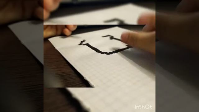 Рисую картошку фри по клетачькам