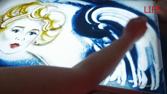 Песочное шоу на Всероссийском молодёжном форуме 