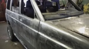 УАЗ ПАТРИОТ покраска авто в гаражных условиях