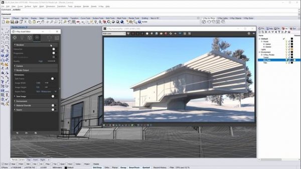 V-Ray for Rhino – Quick Start: Exterior Lighting
