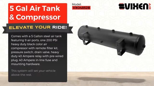 📢 VIXEN AIR VXO4852B 5 Gal Air Tank & Compressor 🔥 смотреть онлайн
