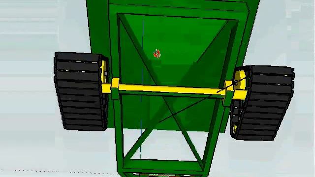 John Deere Grain Cart made in Google SketchUp смотреть онлайн