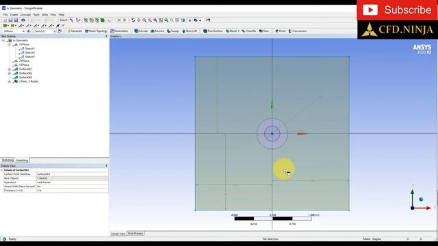 ✅ #Ansys Fluent | Mesh Motion | Part 1/3 - Geometry using DesignModeler смотреть онлайн