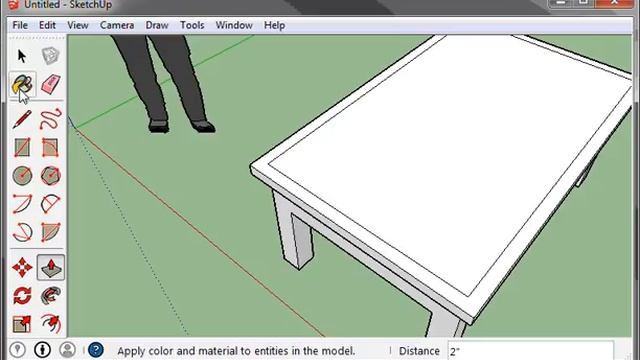 SketchUp 3D Design - Create a Table смотреть онлайн