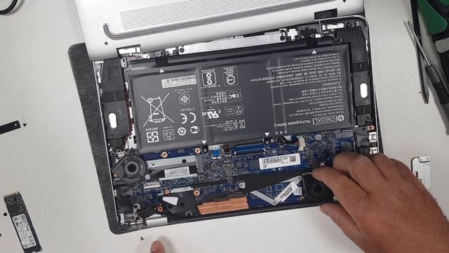 HP Envy 13-ab067cl 1ZS30UA | Laptop Disassembly To Replace SSD, CPU Thermal Paste Change
