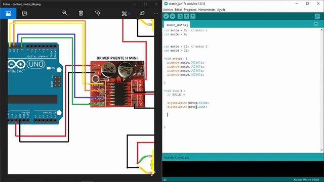 Control de Motores DC con Arduino смотреть онлайн