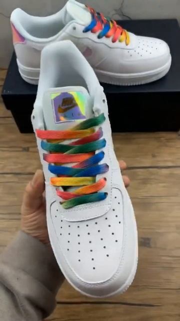 Latest Nike Air Force 1 07 CV1699 100 White MultiColor Sneakers 6 смотреть онлайн
