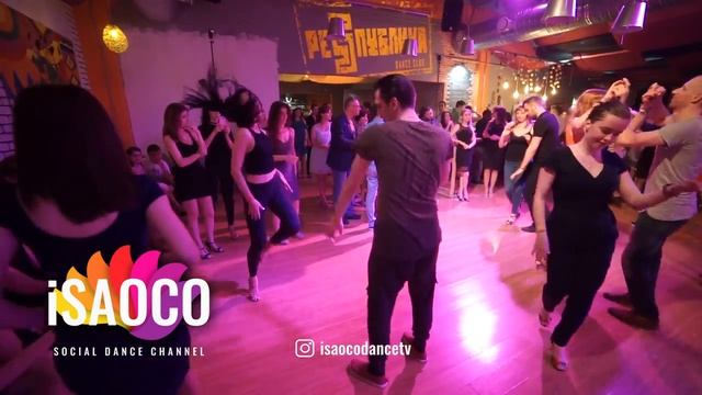 Max Vdovchenko and Renata Sakaeva Salsa Dancing in Respublica Vosmera, Sunday 29_04_2018