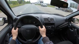 2016 LADA KALINA 1.6 POV TEST DRIVE