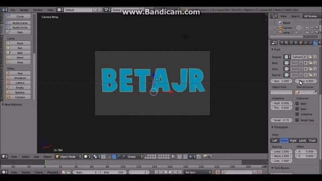 Blender 2.76 - 3D TEXT [SPEED MAKE] смотреть онлайн
