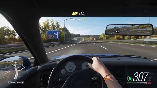 Forza Horizon 4 1995 AUDİ RS2 Avant - 419 ps - Driving - Fail- Crash - TOP speed смотреть онлайн