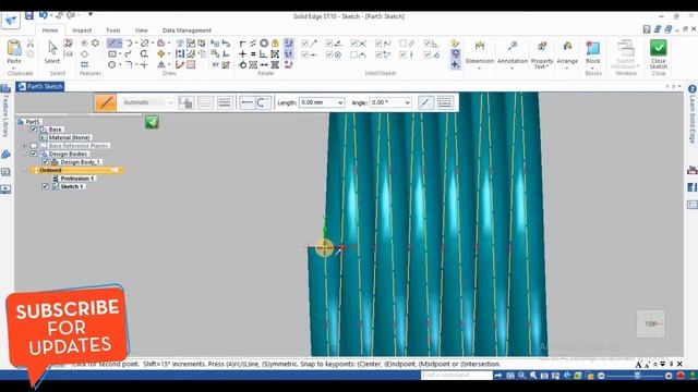 Solid edge tutorial l Spring Helix And Spiral Design l Solid edge Helix l Solid edge Helix curve смотреть онлайн