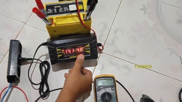 Souer Cas Aki Pintar 12v 10A [ Suoer SON - 1210D+ Smart Charger ]