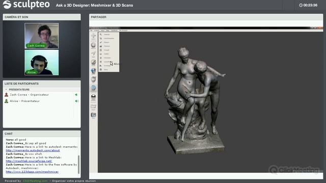 CLEAN A 3D SCAN WITH MESHLAB AND SCULPTEO - 03/03/2015 смотреть онлайн