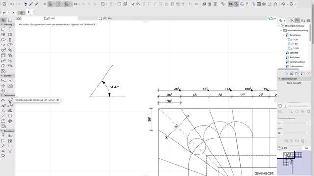 Archicad 25 Tutorial Bemaßungs und Textfunktionen смотреть онлайн