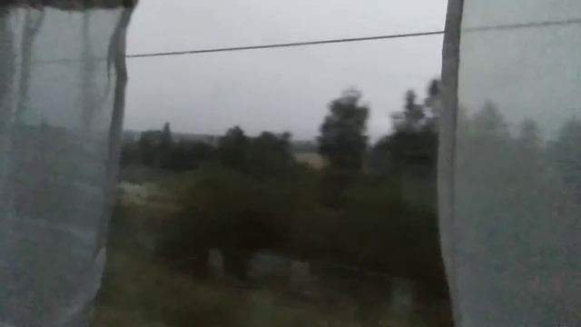 Мимо пролетают села, города...Из окна поезда смотреть онлайн