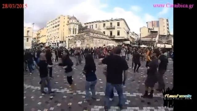 Rueda De Casino International Multi Flashmob Day ATHENS 2015