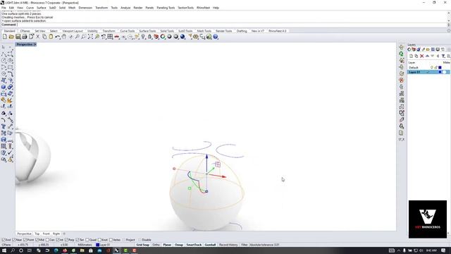 5 minutes with Rhinoceros 3d - Ceiling light смотреть онлайн