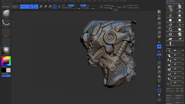 20 ZBrush硬表面雕刻 制作电线组 смотреть онлайн