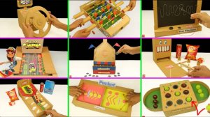 10 игр из картона своими руками. Часть 1