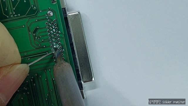 126.통신용 센트로닉스 컨넥터 납땜하는 방법ㅣSoldering the Centronics connector for communication. смотреть онлайн