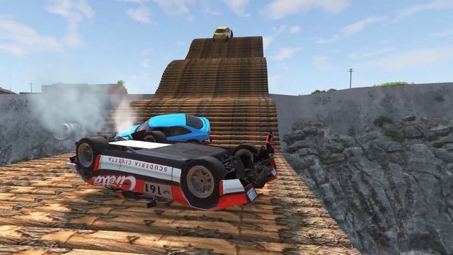 Cars vs Loop Bridge #2 – BeamNG.Drive смотреть онлайн