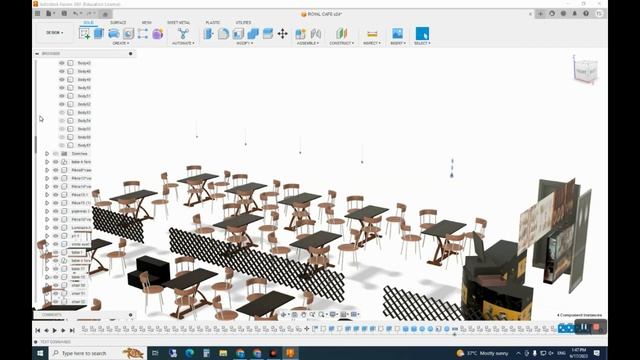 Creating Custom Shade and Lighting Designs for Cafés Using Fusion 360 смотреть онлайн