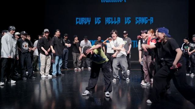 Curvy Vs Hella Vs Kido | 3-Way Battle | Female Side | Rise Against 2024 | Korea Krump Battle