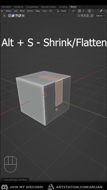 Blender Modeling Shortcuts Pt. 1 (Arijan) #shorts #blender #tutorial смотреть онлайн