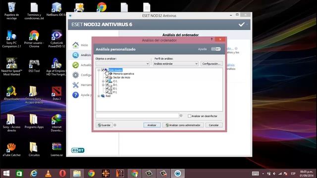 Analizar PC o Laptop con Nod32 6 смотреть онлайн