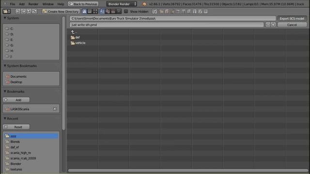 Blender2SCS Tut - #9 Add & manage variants in model смотреть онлайн