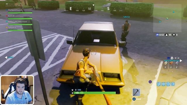 Let's Play Fortnite Battle Royale Co-Op Part 1 - SQUADS | PS4 Pro Gameplay смотреть онлайн