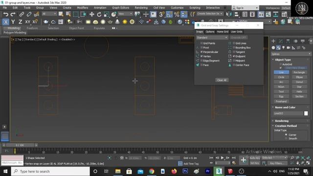 3dmax Lesson 7 snap (Snap Detail) HELPFUL TOOL(Hindi/Urdu) смотреть онлайн