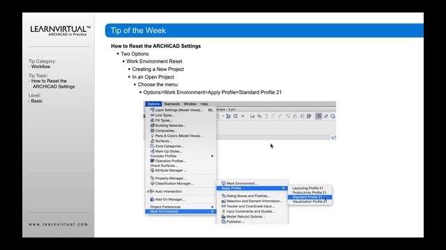 How to Reset the ARCHICAD Settings смотреть онлайн