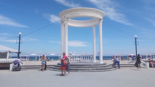 Западный Крым, пляжи Черноморского смотреть онлайн