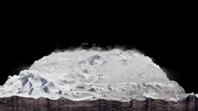 Mount Everest - blender GIS addon and Volumetric clouds moving - TEST 2 - eevee Render смотреть онлайн