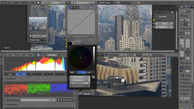 Blender 2.76: El Nodo RGB Curves смотреть онлайн
