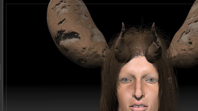 Zbrush 4 r3 Bust of a female sculpt and polypaint time-lapse part 2 смотреть онлайн